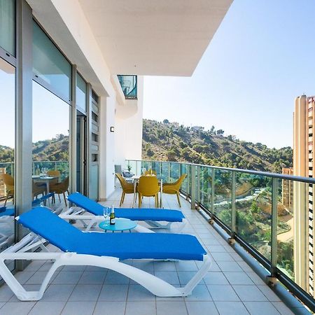 Skyline 10 Gran Terraza Privada Con Vistas Espectaculares Lägenhet Benidorm Exteriör bild